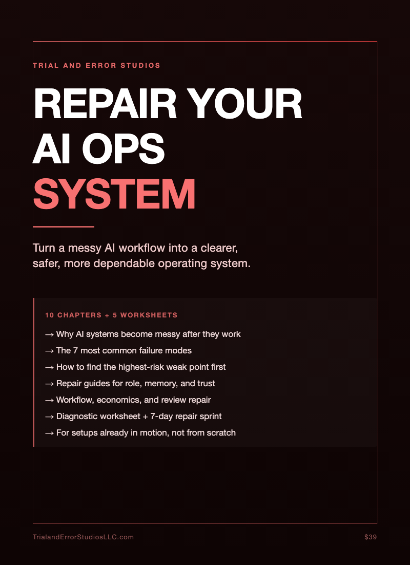 Repair Your AI Ops System cover